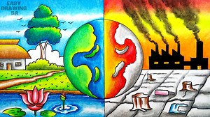 Environment drawing | Easy Drawing SA