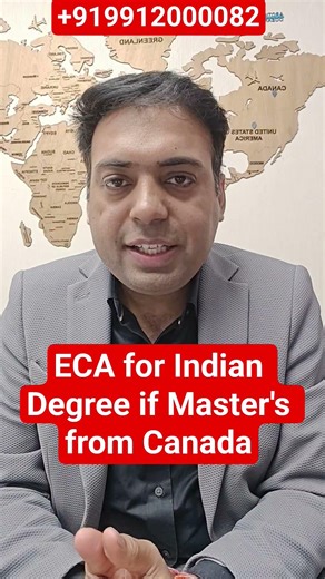 ECA for Indian Degree if Master's from Canada