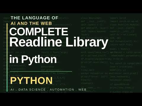 Readline Library Example | Python Standard Library