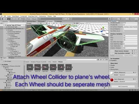 Airplane Physics Controller - How to setup Airplane Physics in unity