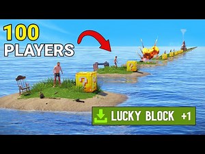 I Gave 100 Rust Players Lucky Blocks