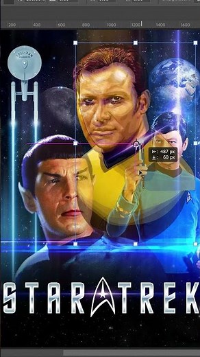 Star Trek motion graphics: from graphic to animation in 3D space