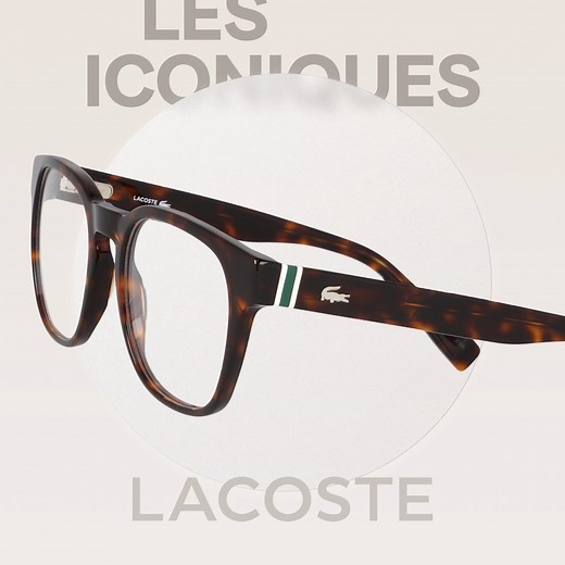 La classe à la française avec cette monture écaille Lacoste 🐊🇫🇷 Retrouvez une large sélection de modèles iconiques sur optic2000.com ou en magasin | Optic 2000