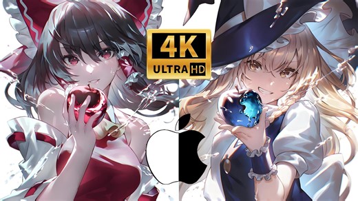 【4K】【镇站系列之坏苹果】东方Project神曲《Bad Apple》