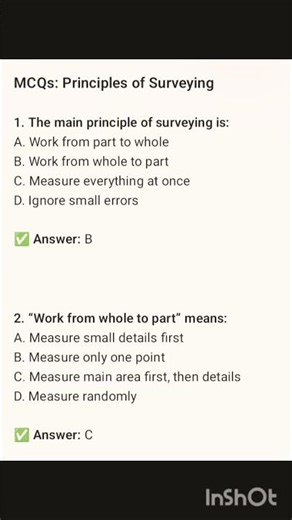 Principle of Surveying | civil engineers