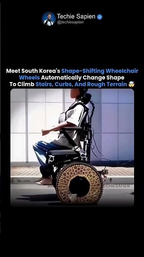 South Korea's Shape-Shifting Wheelchair Wheels Conquer Obstacles 🤯