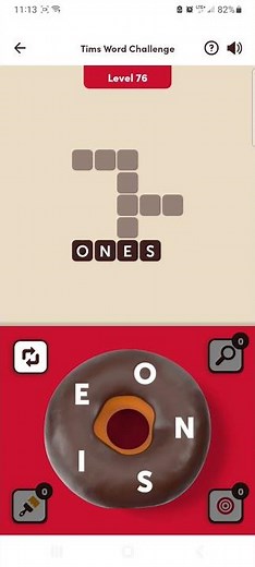 Tim Hortons Word Challenge Level 76 #timhortons #words