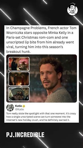 In Champagne Problems, French actor Tom Wozniczka stars opposite Minka Kelly in a Paris-set