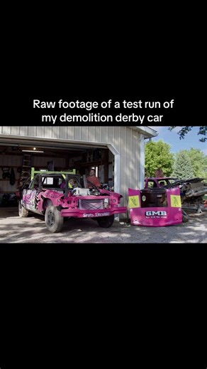 Test Run Footage of Demolition Derby Car