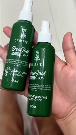 Stop Smelly Feet Instantly! 🦶✨ Greenika Deo Foot Spray #FootOdor #Deodorant #Greenika
