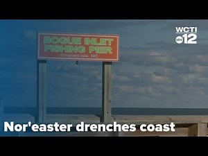 LIVE: North Carolina beach cams as Nor'easter drenches coast
