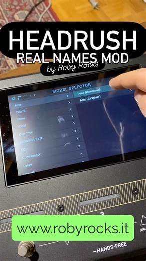 👑 Headrush Real Names Mod!