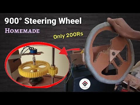 900 degree Steering wheel using Arduino Unojoy | Upgrading 270⁰ steering wheel to 900⁰ [In ENGLISH]