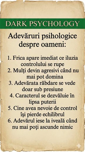 Adevăruri psihologice despre oameni care ies la iveală când nu mai pot controla situația