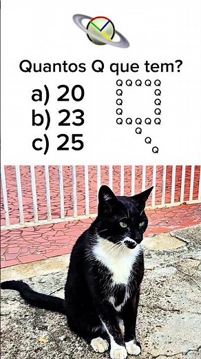 🙀 QUANTOS Q TEM? VOCÊ CONSEGUE CONTAR TODOS ELES NESSE DESAFIO DE RACIOCÍNIO LÓGICO? POUCOS SABEM!