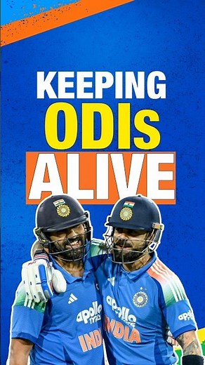 'Ro-Ko keeping ODIs alive' 👀 #Kohli #Rohit #India