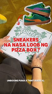 SNEAKERS INSIDE A PIZZA BOX?!👀 Tara! UNBOX natin tong PUMA x TMNT Suede XL.✨ | It's Sole Good