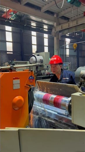 Brushless alternator rotor spindle processing process #generator