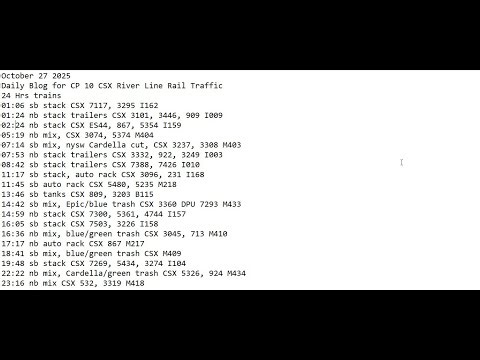 October 27 2025 BigTrains.TV CP 10