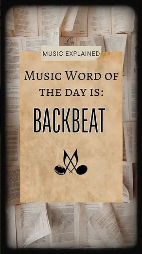 What Is a Backbeat in Music? Music Terms Explained #Shorts