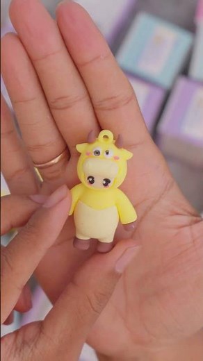 ✨ The Cutest Mini Keychain Unboxing | Yellow