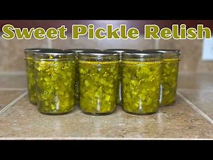 Homemade Sweet Pickle Relish (Easy Water Bath Canning Recipe)