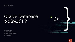 Oracleデータベースって何だ！？
