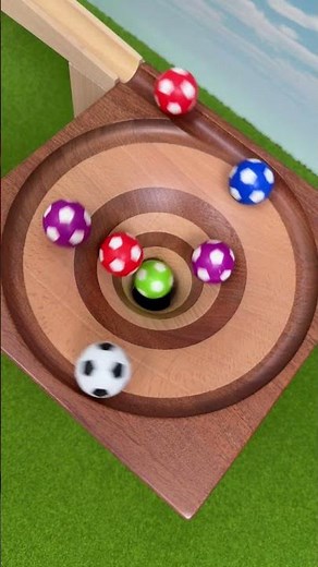 Marbles falling in a vortex Marble Run ASMR #294 Slow Motion Colorful marbles #marblerun #マーブルラン