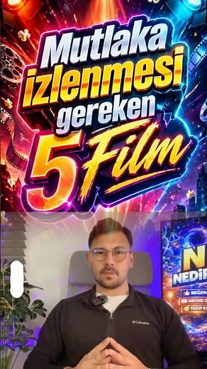 🎬 Mutlaka İzlenmesi Gereken 5 Film #FilmÖnerisi #Mutlakaİzle #EnİyiFilmler #KültFilmler #Sinema