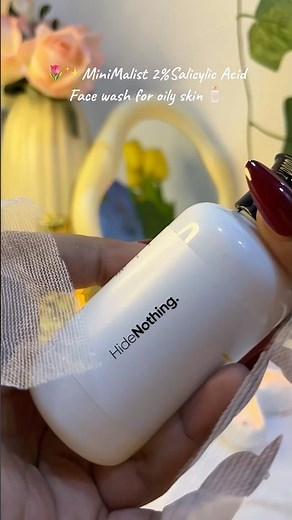 Minimalist face wash 🧼 #facewash #shortsfeed #youtube #viralvideo