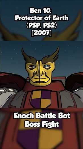 Enoch Battle Bot Boss Fight | Ben 10 Protector of Earth (PS2, PSP) #ben10game #ben10 #ben10aliens