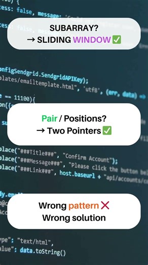 Sliding Window vs Two Pointers — Don’t Mix These