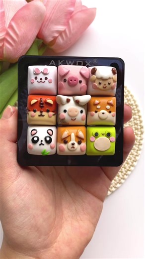 Throwback to the very first batch of keycaps I made #artisankeycaps #keycaps #customkeycaps #kawaiiaesthetic #gaminglife