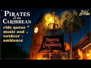 Pirates of the Caribbean 🏴‍☠️ Music & Ambience | Disney World Atmosphere