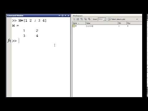 Matriz Inversa en Matlab - Inverse Matrix using Matlab