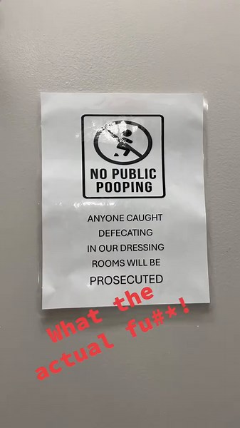 Nasty Surprise in Thrift Store Dressing Room