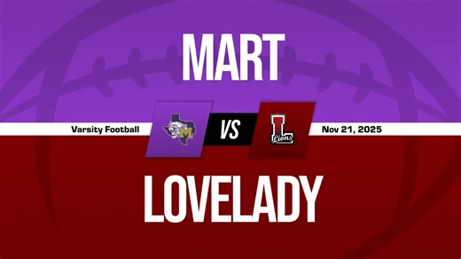 Football Recap: Mart Takes a Loss