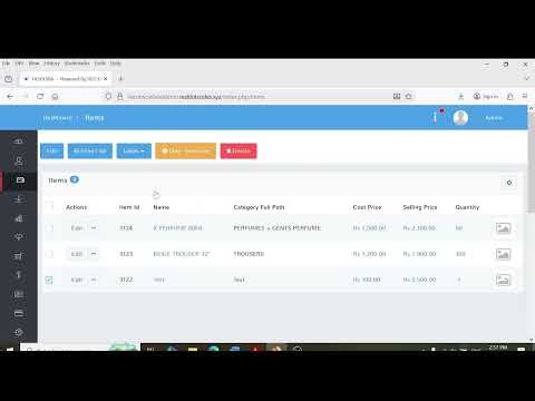 POS SYSTEM DEMO VIDEO FOR TEXTILE SHOP