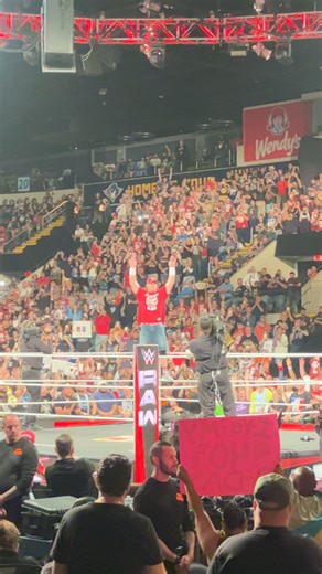 HISTORY MADE in Springfield! ⚡️ For the first time ever, @wwe MONDAY NIGHT RAW went LIVE from the @mm_center - and the energy was ELECTRIC! Springfield College alum 🔻 @JohnCena brought his farewell tour home in unforgettable fashion. Missed it? Relive the action on Netflix! | Springfield Downtown