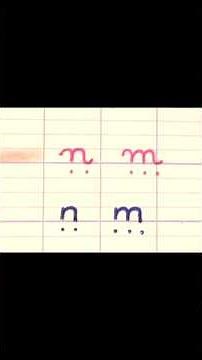 Comment différencier et tracer le n et le m en écriture cursive (CP - CE1)