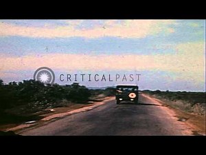 United States 720th military police officers in Vung Tau in Vietnam HD Stock Footage