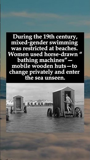Victorian-Era 'Bathing Machines' Ensured Women Could Swim Modestly & Privately