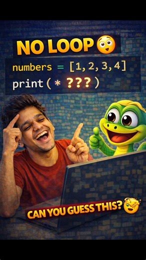 Access List Elements Without Loop in Python 🤯 | Easy Trick for Beginners