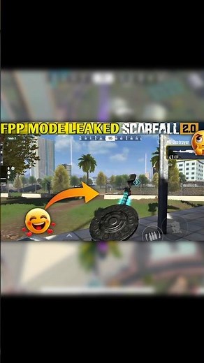 FPP mode In Scarfall 2.0?🧐 #scarfall #scarfallgameplay #shorts