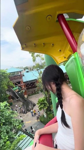 Jurassic Park Canopy Flyer #universalstudiossingapore #jurassicpark #singaporeattractions