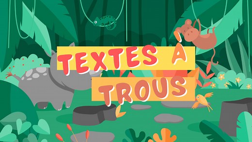 Texte à trous (Jeu en ligne)