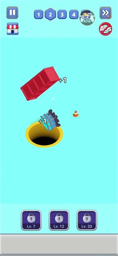 Hole Hunger level - 2 #android #game