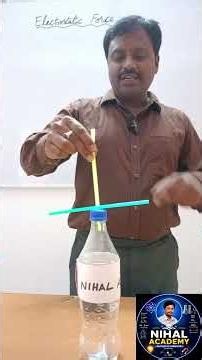 Electrostatic Force Activity | Class 8 Science | Fun Physics Experiment