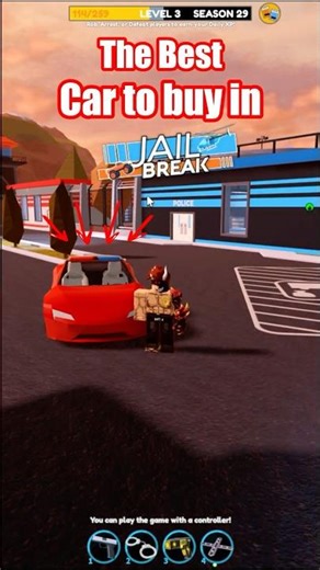 The BEST Car in JAILBREAK #roblox #cars #jailbreak