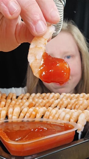 SongByrd ASMR | Shrimp Cocktail Mukbang ASMR 🥰😍 I got a 61 piece platter and it was divine ✨️ have you tried this yet? #asmr #mukbang #asmreating... | Instagram